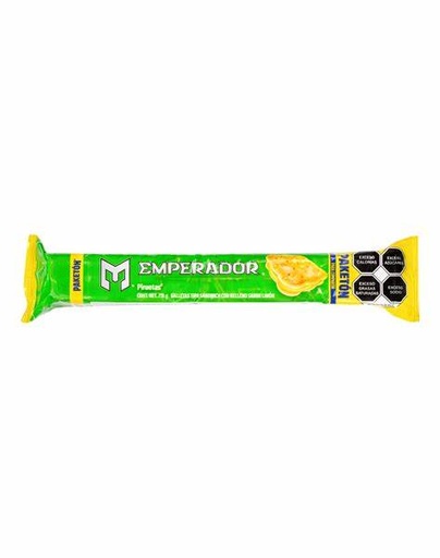 GALLETA PAKETON EMPERADOR PIRUETAS SABOR LIMON 211GR