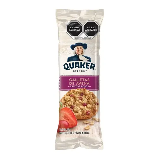 GALLETAS QUAKER FRUTOS ROJOS 60GR