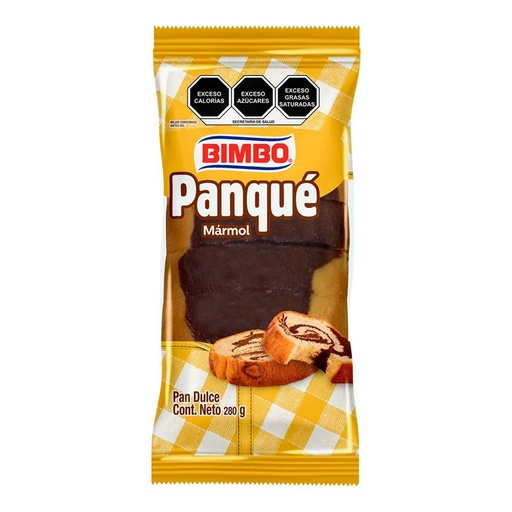 PAN DULCE PANQUE MARMOL BIMBO 280GR