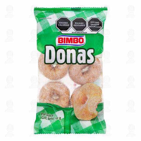 PAN DULCE DONAS AZUCARADAS BIMBO 158GR