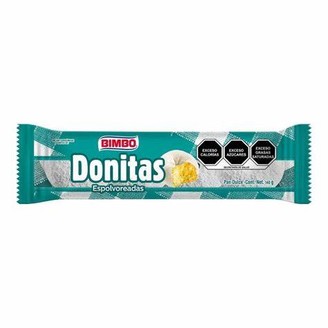 PAN DULCE DONITAS ESPOLVOREADAS BIMBO 140GR