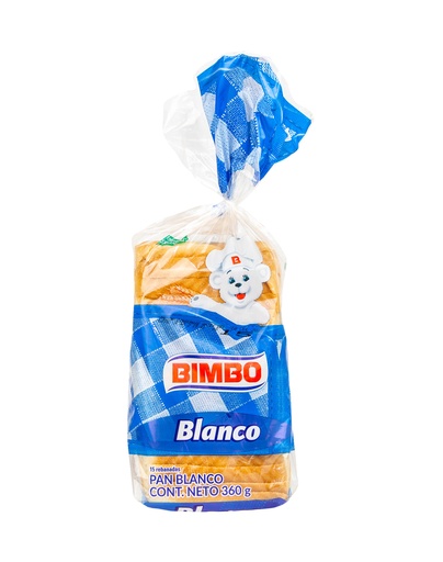 BIMBO BLANCO CH 12R PAN DE HARINA DE TRIGO 300GR