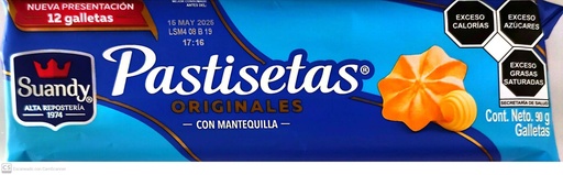 GALLETAS PASTISETAS ORIGINALES CON MANTEQUILLA 90GR