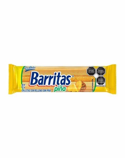 GALLETAS BARRITAS PIÑA 75GR