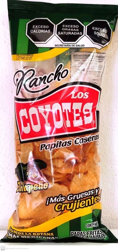 [0000023] PAPITAS CASERAS JALAPEÑO LOS COYOTES 90GR