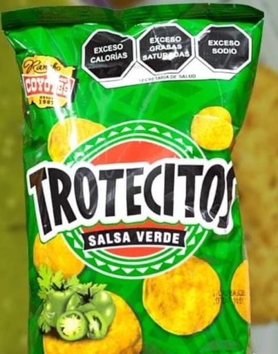 [0000049] TROTECITOS SALSA VERDE LOS COYOTES 62GR