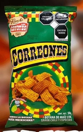 [0000065] CORREONES CON LIMON, SAL Y CHILITO LOS COYOTES 50GR