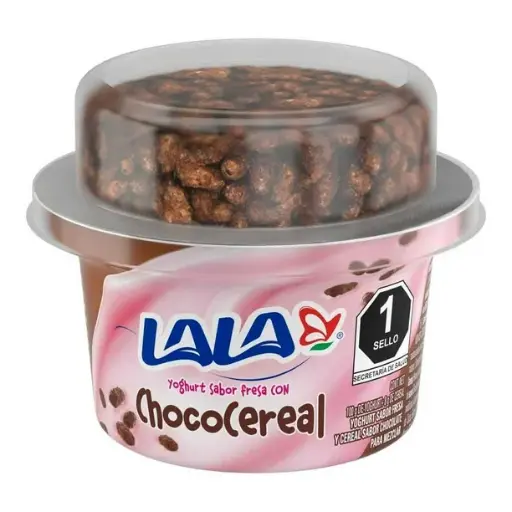 [0000206] YOGHURT LALA SABOR FRESA CON CHOCOCEREAL 100GR