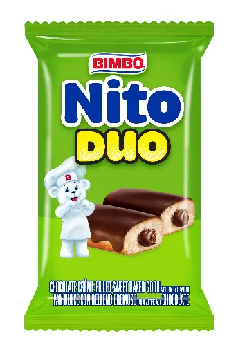 [0000320] PAN DULCE DUO NITO BIMBO 124G 