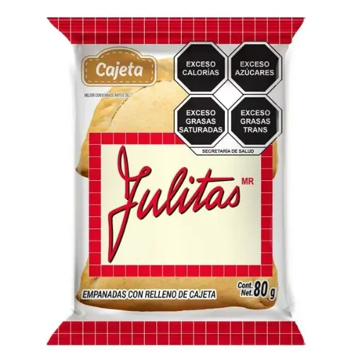 [0000322] EMPANADAS JULITAS BIMBO RELLENA DE CAJETA 80GR