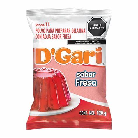 GELATINA GARI 120GR FRE/AGUA 