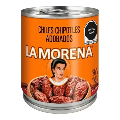 [0000602] CHILES LA MORENA CHIPOTLES 210GR